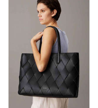 Calvin Klein Shopper bag M Woven black