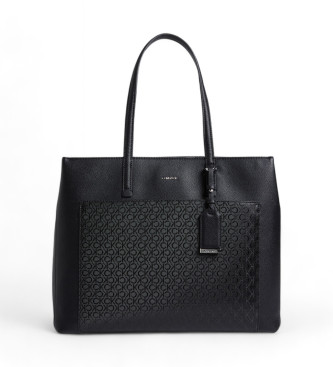 Calvin Klein Tote bag med logo, sort