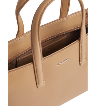 Calvin Klein Borsa tote piccola marrone