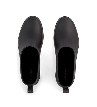 Calvin Klein Črni dežni škornji z logotipom