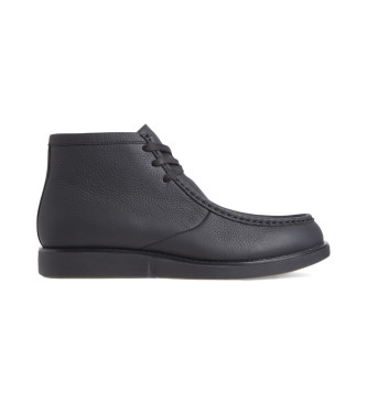 Calvin Klein Schwarze lssige Lederstiefeletten