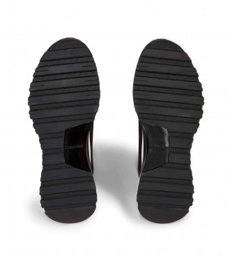 Calvin Klein Botas de tornozelo com sola bicolor preta