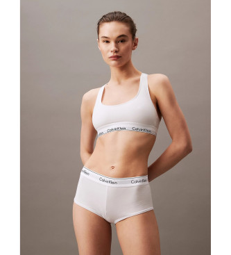 Calvin Klein Culotte blanche taille haute Boyshor