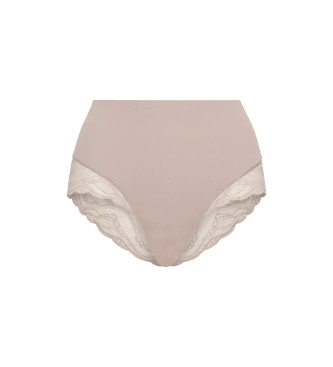 Calvin Klein Calcinha Shapewear - Sensual Stretch Lace bege