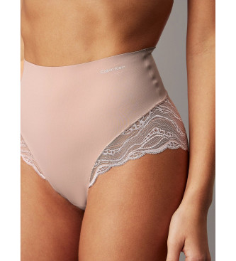 Calvin Klein Calcinha Shapewear - Sensual Stretch Lace bege