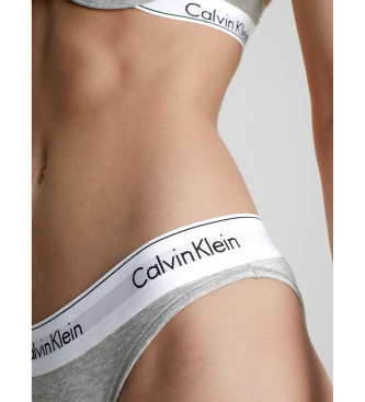 Calvin Klein Klasične spodnjice Modern Cotton sive barve