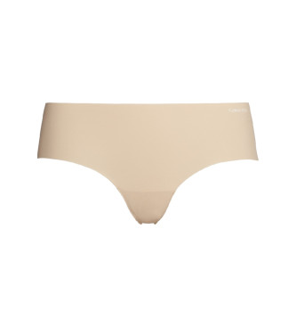 Calvin Klein Culotte Invisible Hipster taille haute beige