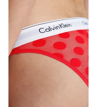 Calvin Klein Culotte rouge à pois