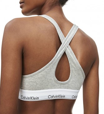 Calvin Klein Reggiseno in cotone moderno grigio
