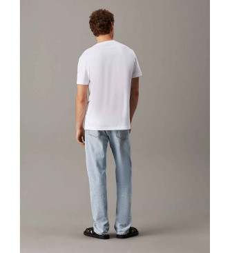Calvin Klein T-Shirt 30er Jahre Outline wei