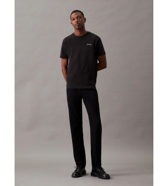 Calvin Klein T-shirt i kologisk bomuld sort