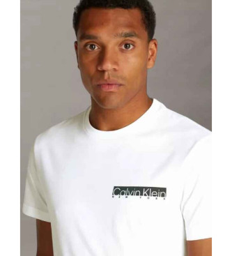 Calvin Klein T-shirt Box Logo branco