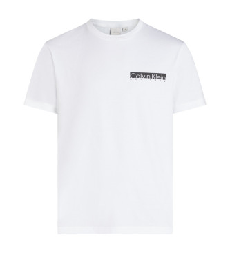 Calvin Klein T-shirt Box Logo branco