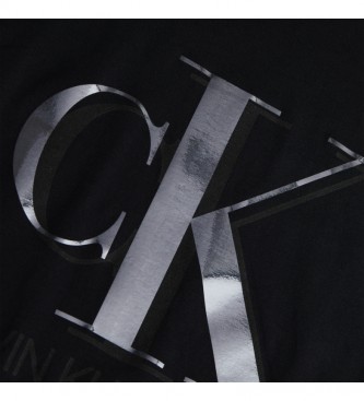 Calvin Klein Camiseta CK Monogram Waterbase negro