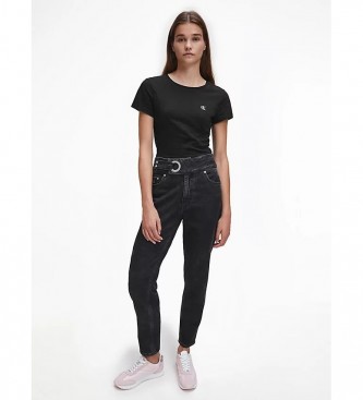 Calvin Klein Jeans Maglietta CK Slim nera