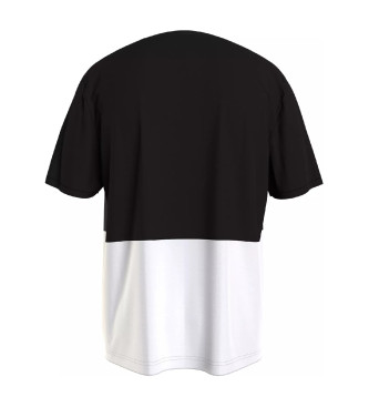 Calvin Klein T-shirt Color Block Oversized svart, vit
