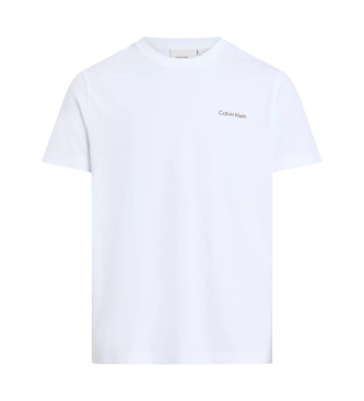 Calvin Klein T-shirt med logotypen cp-linear box vit