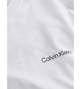 Calvin Klein T-shirt con logo CP-Linear Box Bianca