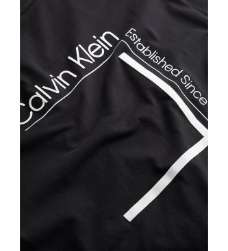 Calvin Klein T-shirt con logo CP-Linear Box Nera