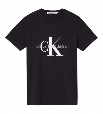 Calvin Klein Jeans Monograma Core T-shirt Slim preta