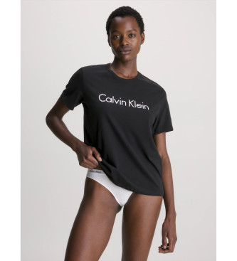 Calvin Klein Koszulka z okrągłym dekoltem czarna