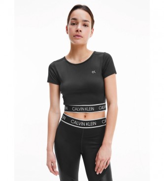Calvin Klein Camiseta Black Cropped