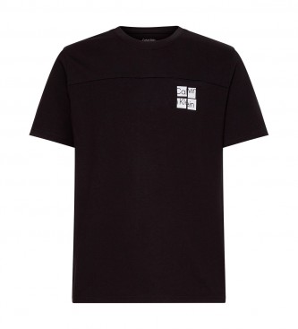 Calvin Klein Camiseta cuadrados PW negro 