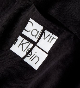 Calvin Klein T-shirt quadrada preta PW 
