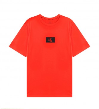 Calvin Klein Camiseta de estar por casa rojo