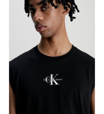 Calvin Klein T-shirt de algodo preta