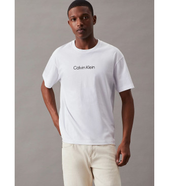 Calvin Klein Hero Logo T Shirt weiB Esdemarca Geschaft fur Schuhe Mode und Accessoires Markenschuhe und Markenturnschuhe