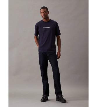 Calvin Klein T-shirt com logtipo Hero azul-marinho