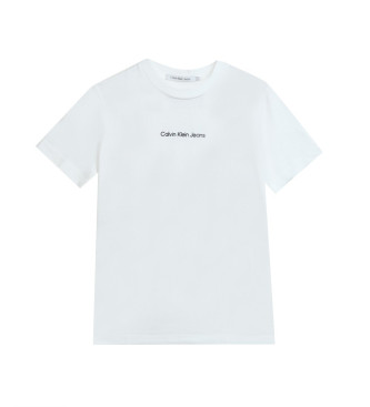 Calvin Klein T-shirt avec logo blanc