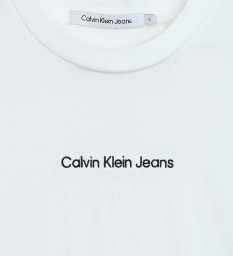 Calvin Klein T-shirt avec logo blanc