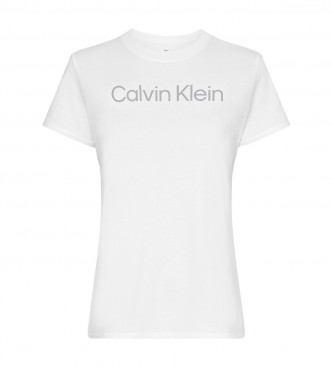 Calvin Klein Camiseta logotipo blanco