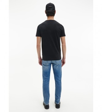 Calvin Klein T-shirt noir Micro Branding Essentials