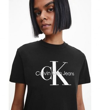 Calvin Klein Monograma T-shirt normal preta