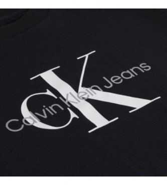 Calvin Klein Jeans Monograma T-shirt normal preta