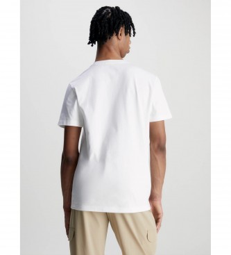 Calvin Klein T-shirt Monogramm wei