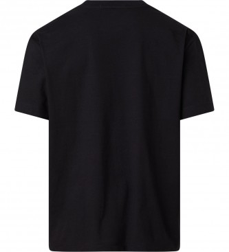 Calvin Klein T-shirt blokujący czarny