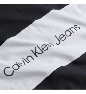 Calvin Klein Camiseta Relaxed Colour Block negro