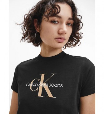 Calvin Klein T-shirt Seasonal Monogram Baby Tee noir