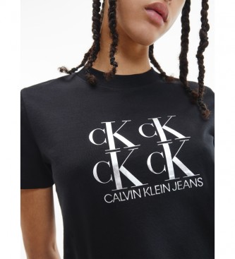 Calvin Klein T-shirt com o logótipo Shine logo preta