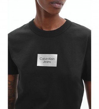 Calvin Klein Jeans Slim Fit Organic Cotton T-Shirt black