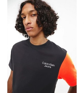 Calvin Klein Stacked Colorblock Tee black