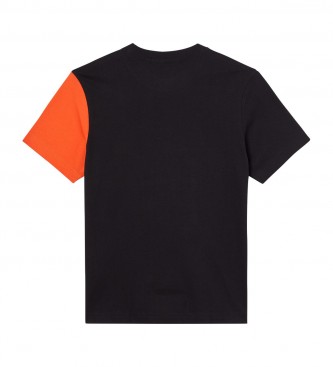 Calvin Klein Jeans Camiseta Stacked Colorblock Tee negro