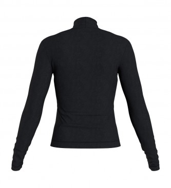Calvin Klein Jeans Stacked Logo Ls Roll T-Shirt noir