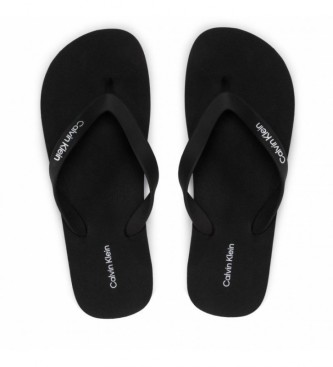 Calvin Klein FF Comfrot chinelos de dedo pretos