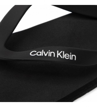 Calvin Klein FF Comfrot chinelos de dedo pretos