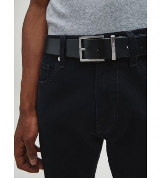 Calvin Klein Cinturón de piel Cuero negro